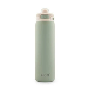 Ello Pop & Fill Stainless Steel Water Bottle with Quick 32 Ounces, Pistachio